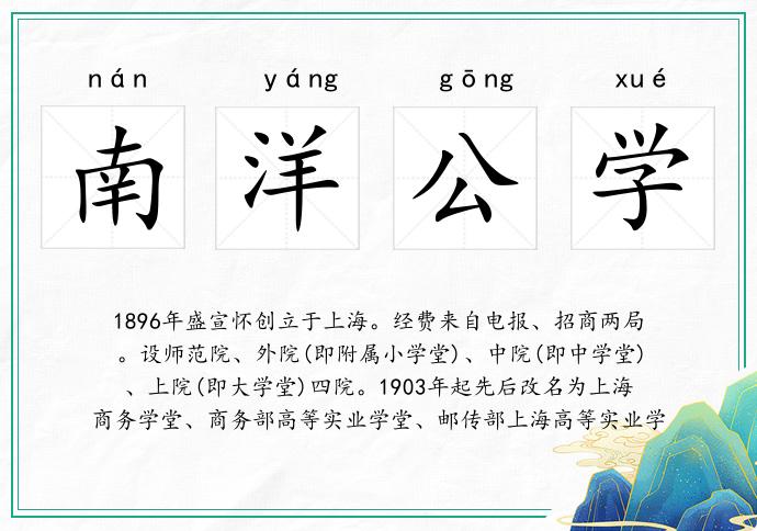 南洋公學(xué)的意思