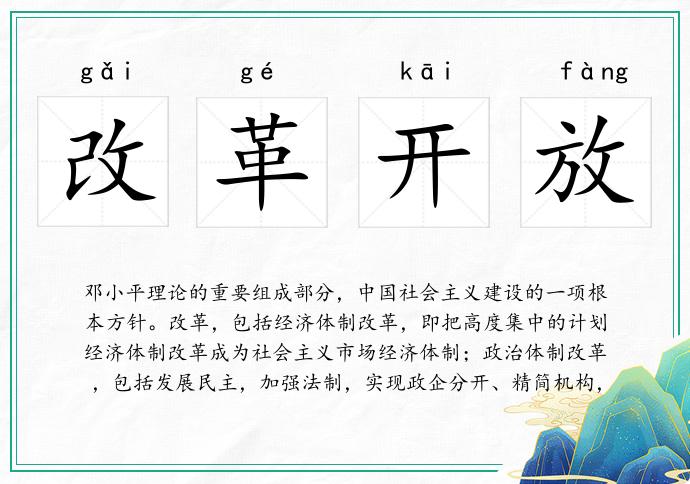 改革開放的意思