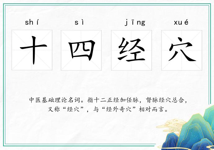 十四經穴的意思