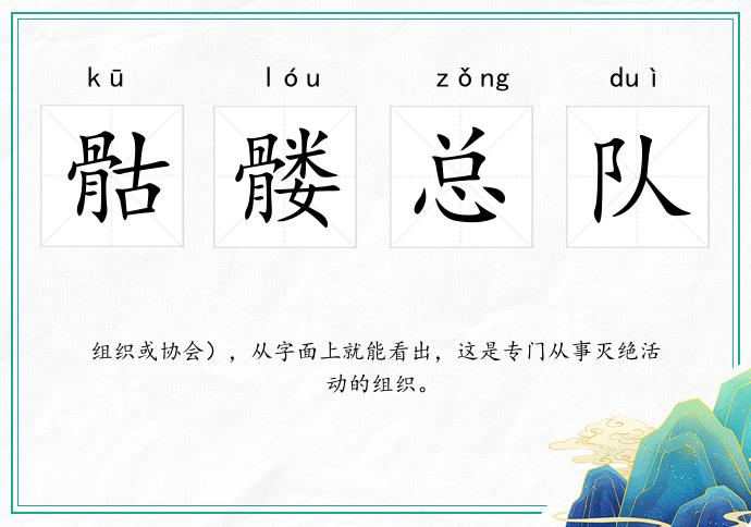 骷髏總隊的意思