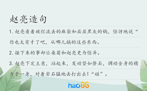 趙亮造句