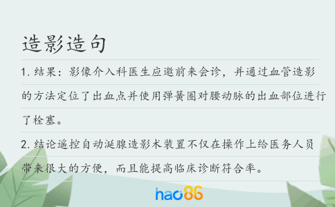 造影造句