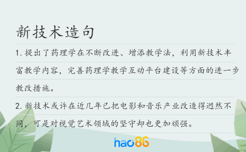 新技術造句