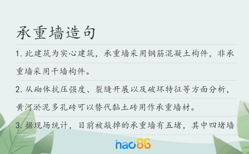 承重墻造句