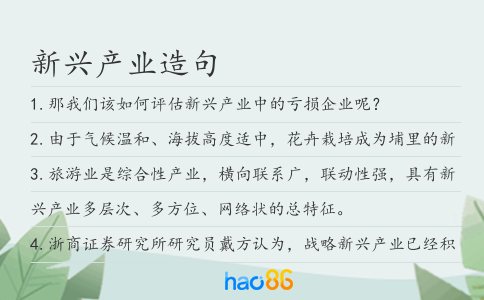 新興產(chǎn)業(yè)造句