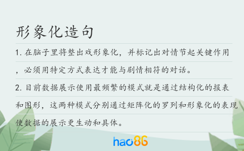 形象化造句