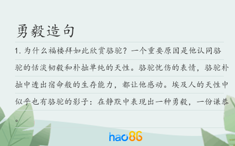 勇毅造句
